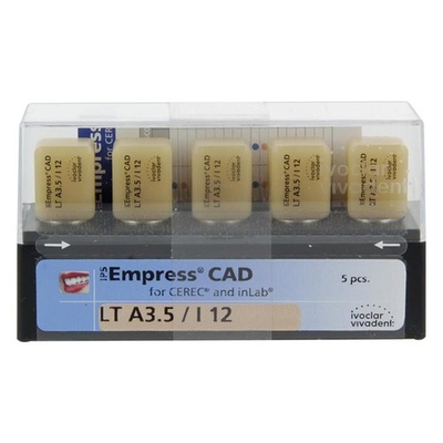 Ips Empress Cad Cerec/Inlab  Lt B1 I12 5pcs