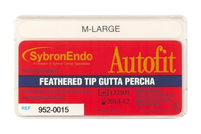 Med-Large Autofit Feathered Tip Gutta Percha Box/1