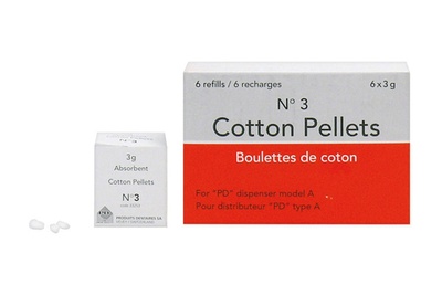 Pellets Coton Nr.3 Refills 6pcs