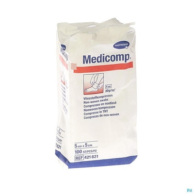 Compresse Medicomp 5X5 4Plis 100pcs